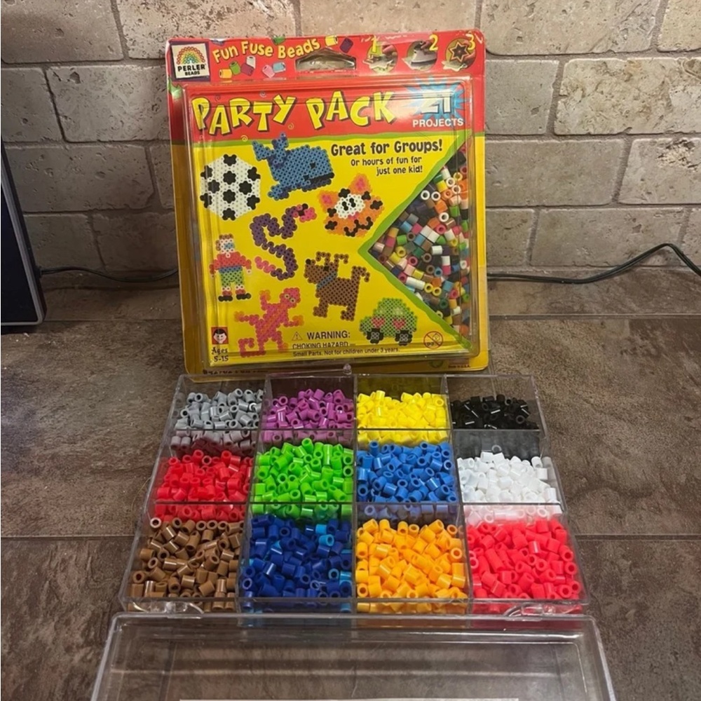 Vintage Perler bead craft set